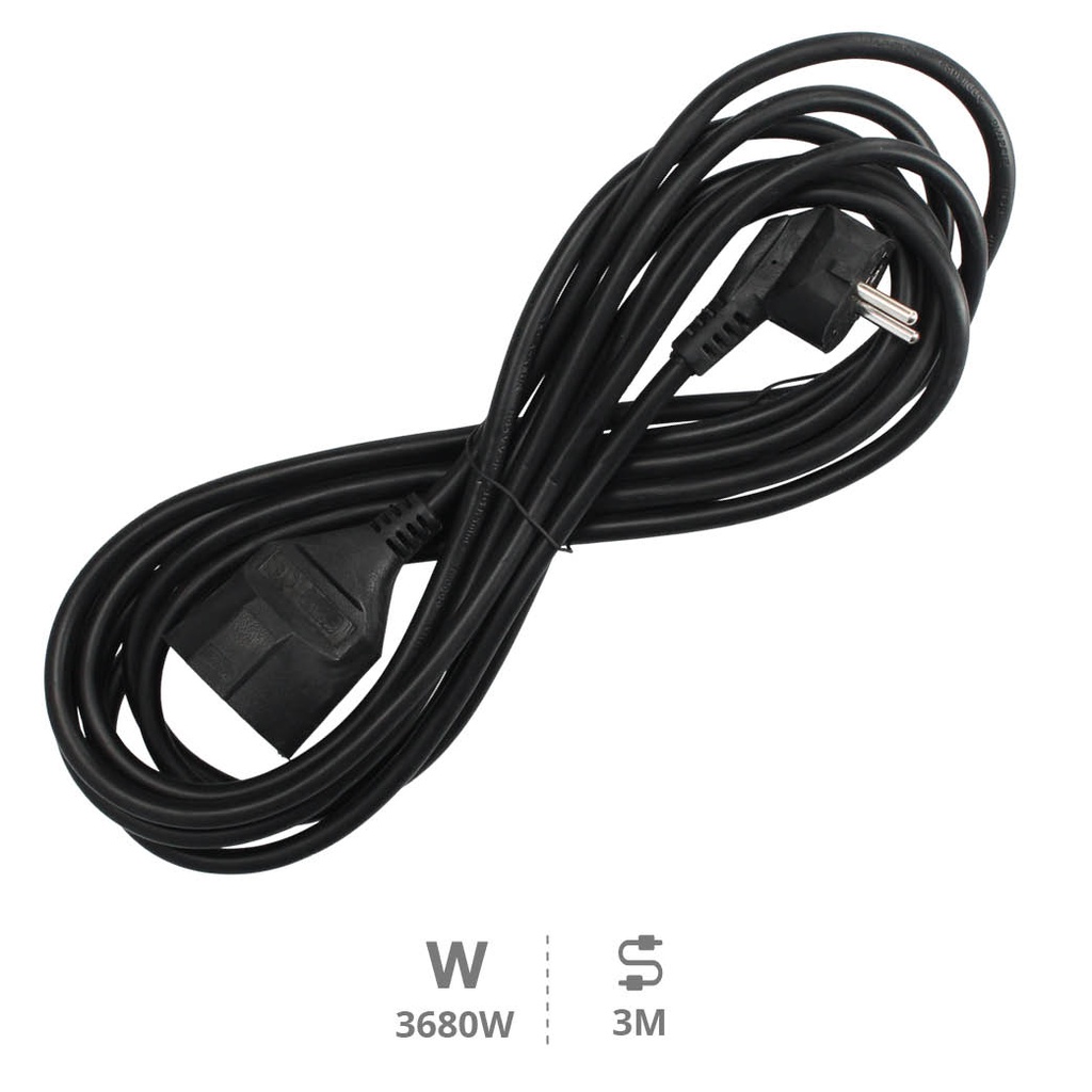 Rallonge Sucko (3x1,5mm) 3 M Noire