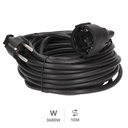 [000100049] Extension cord Black (3x1.5mm) 10M wire