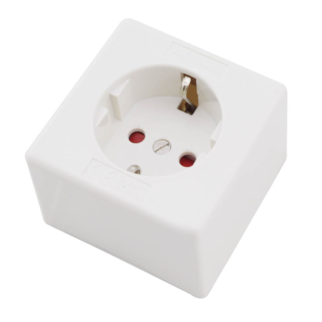 LG Alpha surface socket ceramic interior