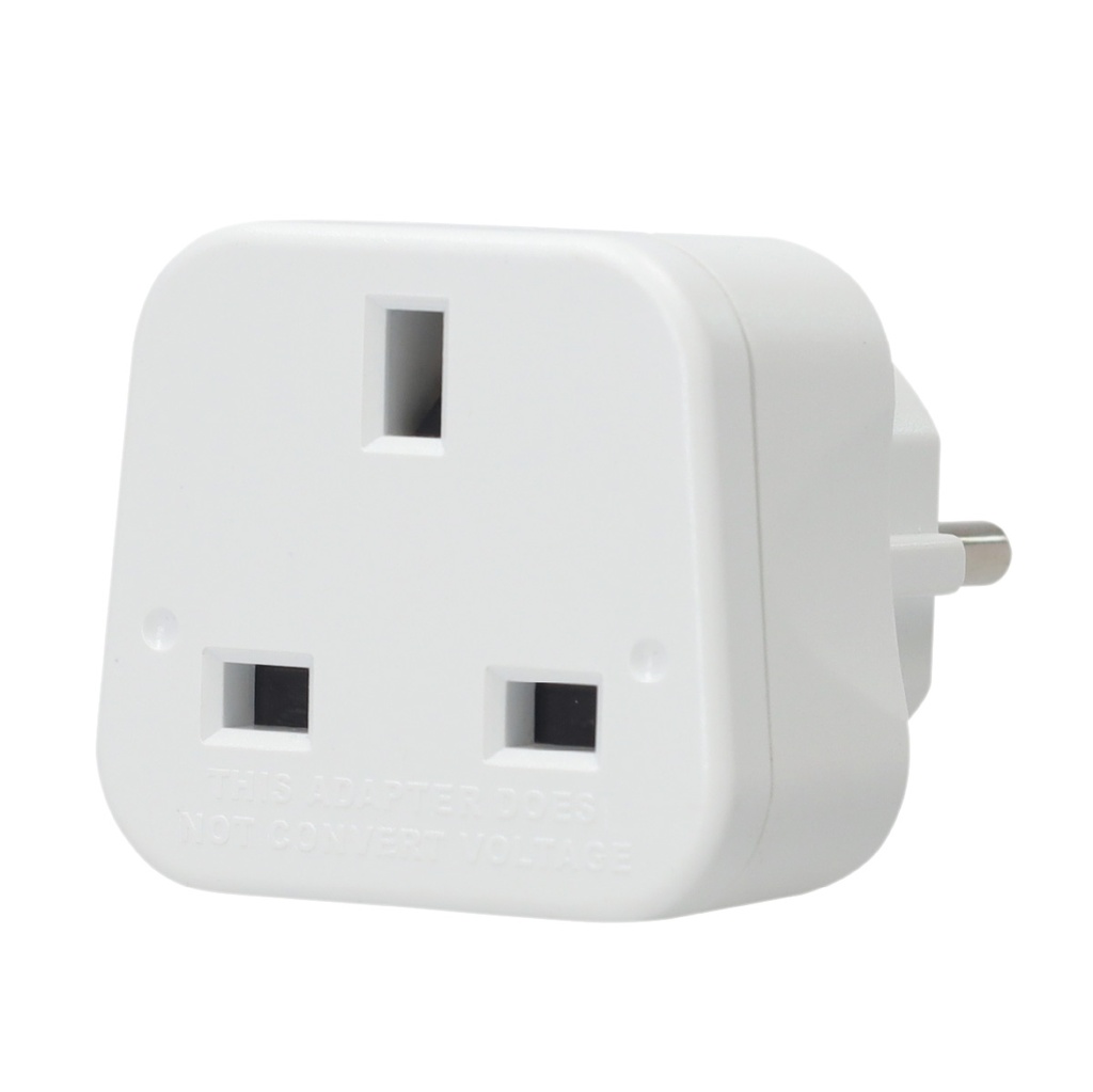 Adaptador de europeu para inglês 4,8 mm