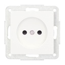 Base de empotrar sin pozo 2P Blanca 56x56mm 16A 250V