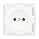 Single recessed socket with out pit 56x56 16A 250V