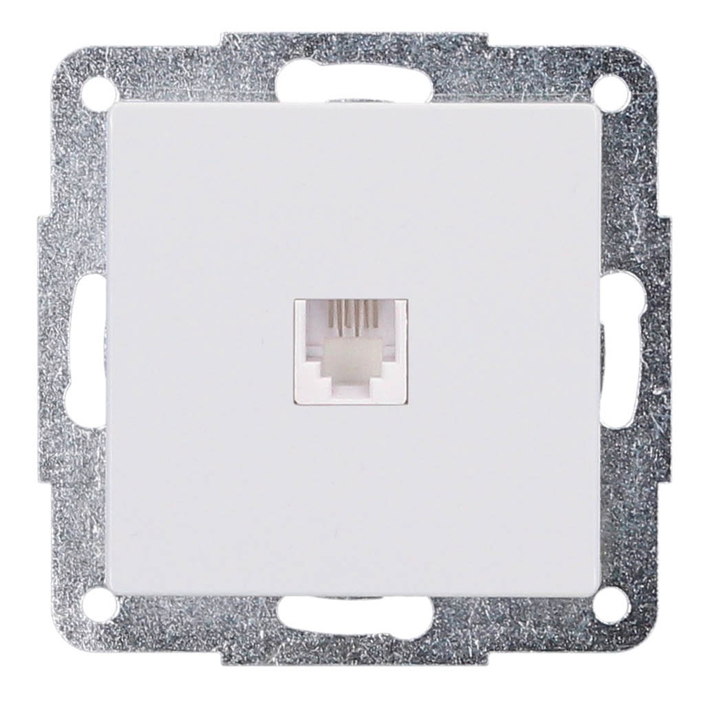 Gamma telephone recessed terminal White