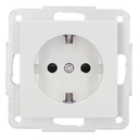 Base enchufe sucko empotrable Gamma Blanco