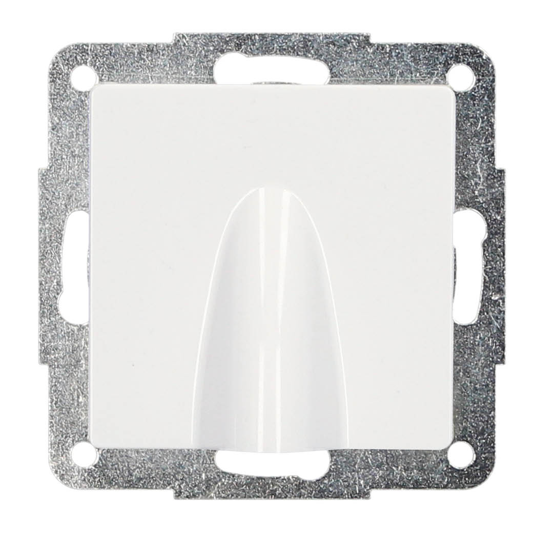 Cover cable outlet recessed 56x56mm