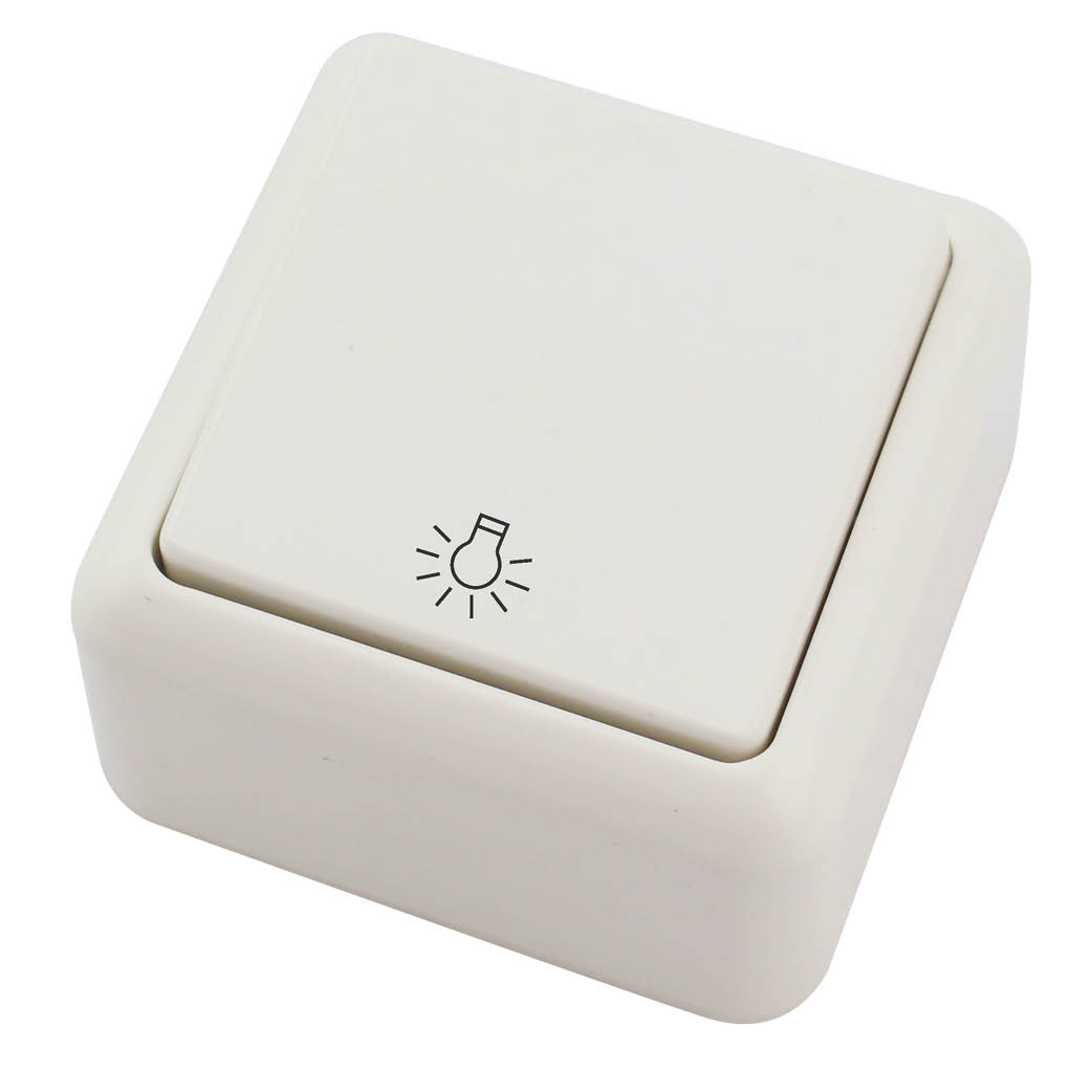 Bouton-poussoir de surface avec éclairage LG Alpha
