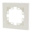 Embellecedor recto simple Gamma Blanco