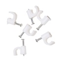100pcs bag cable round clips 7mm2