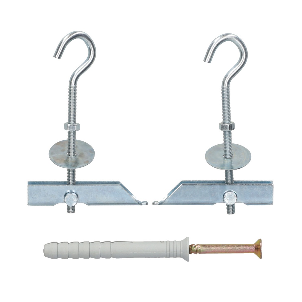 Pack of 2 gravity spring toogle anchor hook