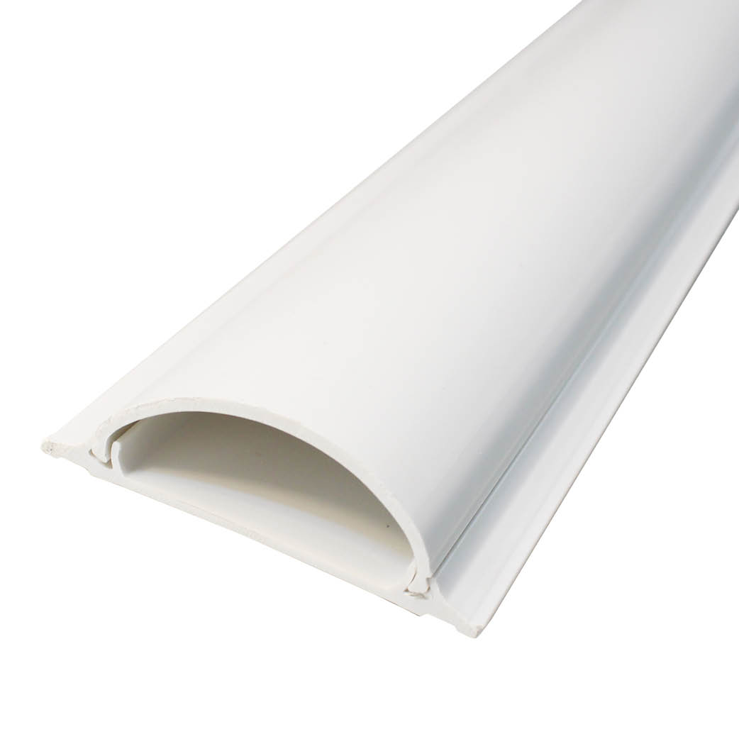 Adhesive PVC electrical floor trunking 2M 10x35mm