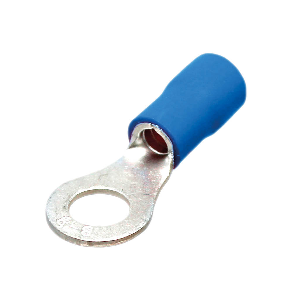 50pcs bag insulated ring terminal 6,5/2,5mm Blue