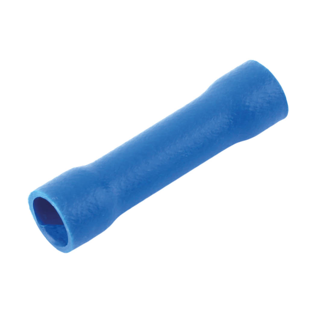 50pcs bag insulated butt connectors 2,5mm Blue