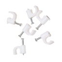 100pcs bag cable round clips 9mm2