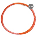 Guide passe-câbles fibre verre + métal 4 mm 10 M orange