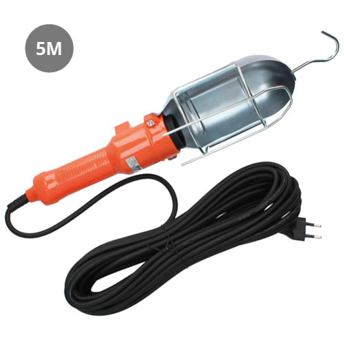 Industrial flashlight 60W 230V (2x0.75mm)5M