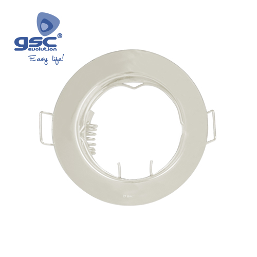 Aro empotrable fijo redondo Blanco