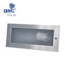 [000700791] Rectangular recess aluminum wall sconce, E27 60W recessed box included