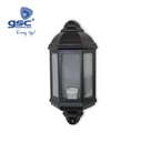 Candeeiro de parede exterior Serie Luciérnaga E27 Preto