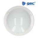 Aplique techo redondo blanco E27 20W(60W)