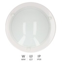 Plafonnier rond blanc E27 20 W(60 W)