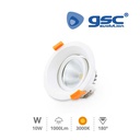 Aro basculante redondo Merur 10W 3000K