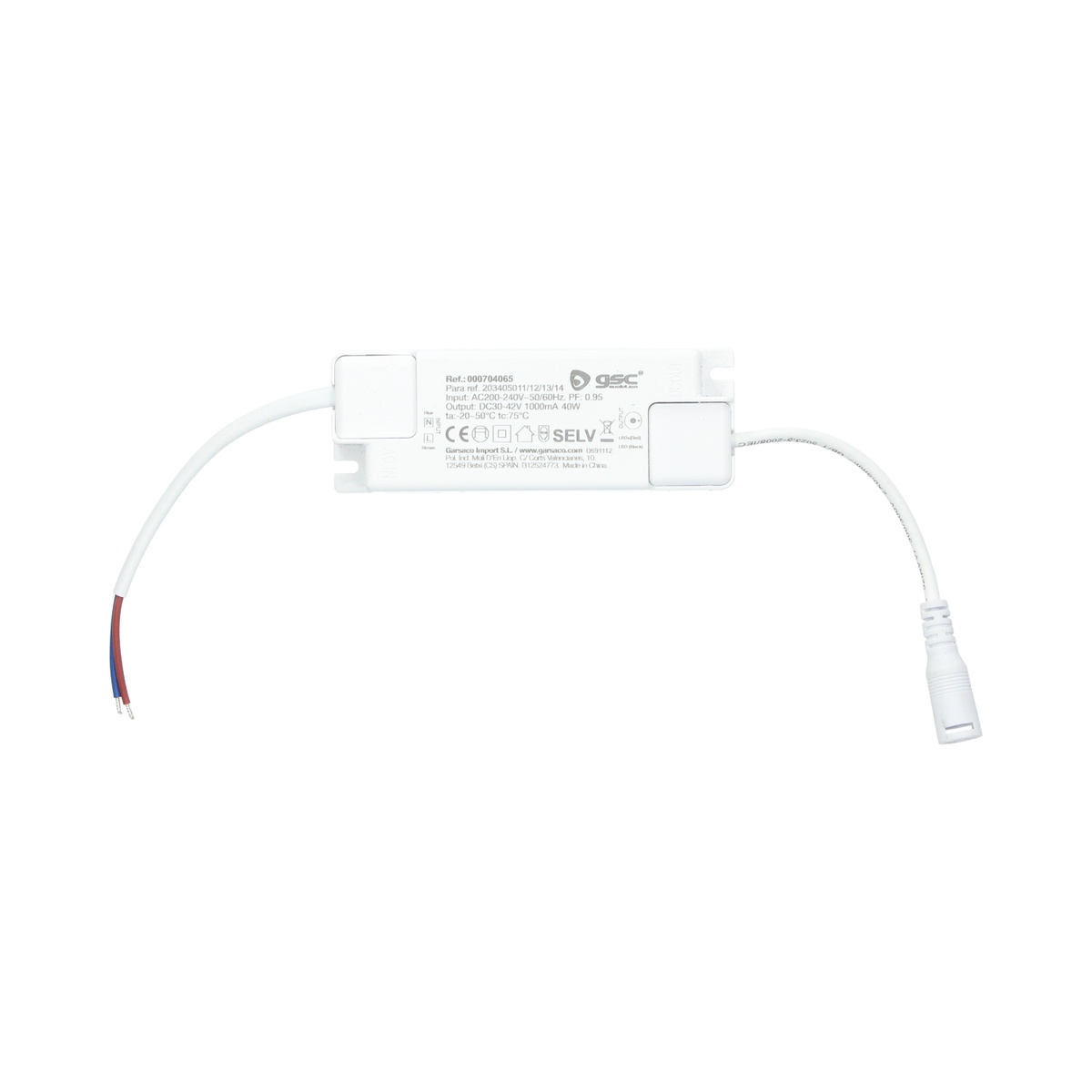 Recambio driver 40W para panel LED Kenya y Menia