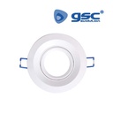 Downlight encastrável orientável redondo Branco