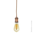 Lámpara colgante Nowra E27 1M Cobre