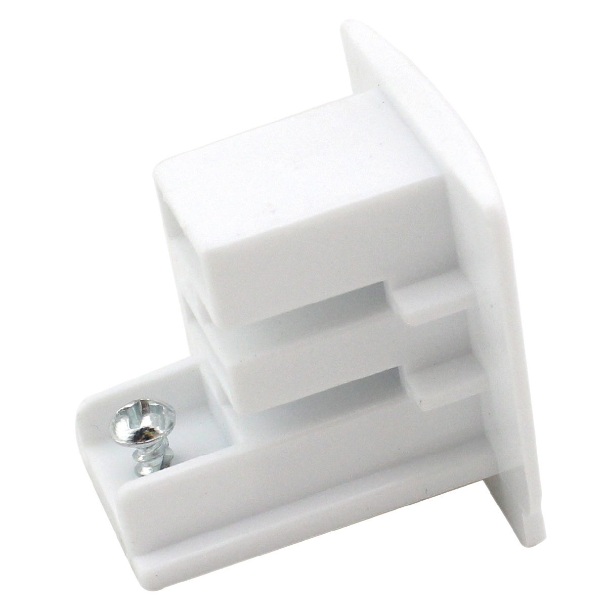 Embout final 3 voies pour spot rail LED Blanc