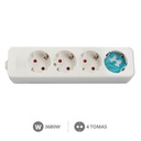 [000800225] 4 way socket Mega Serie without cable