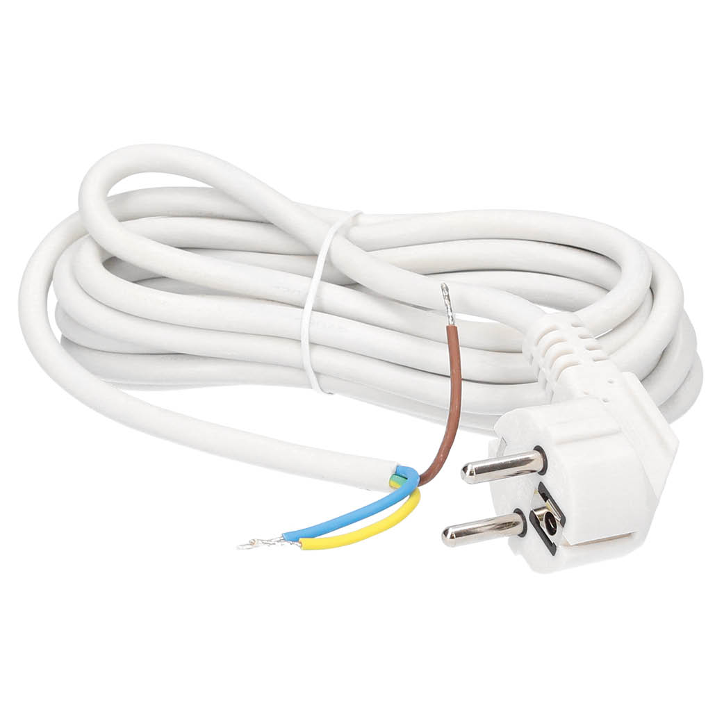 Connexion câble PVC + Sucko (3x1,0mm) 3 M Blanc