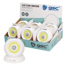 Luz con sensor de movimiento 2W - 6u caja exp