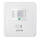 Detector empotrar de movimiento 160º 300W (LED) Blanco