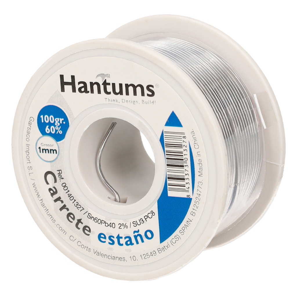 Carrete de estaño 100gr 60% 1mm