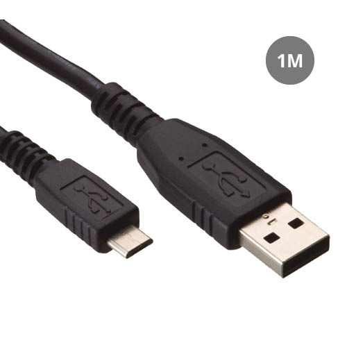 Male USB to male micro USB 2.0 - 1M