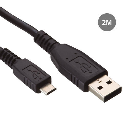Câble USB mâle à micro USB mâle 2.0 - 2 M