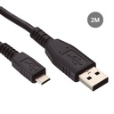 Male USB to male micro USB 2.0 - 2M