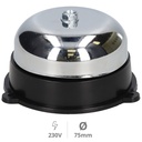 Telephone auxiliary steel bell 7.5cm diameter 86db