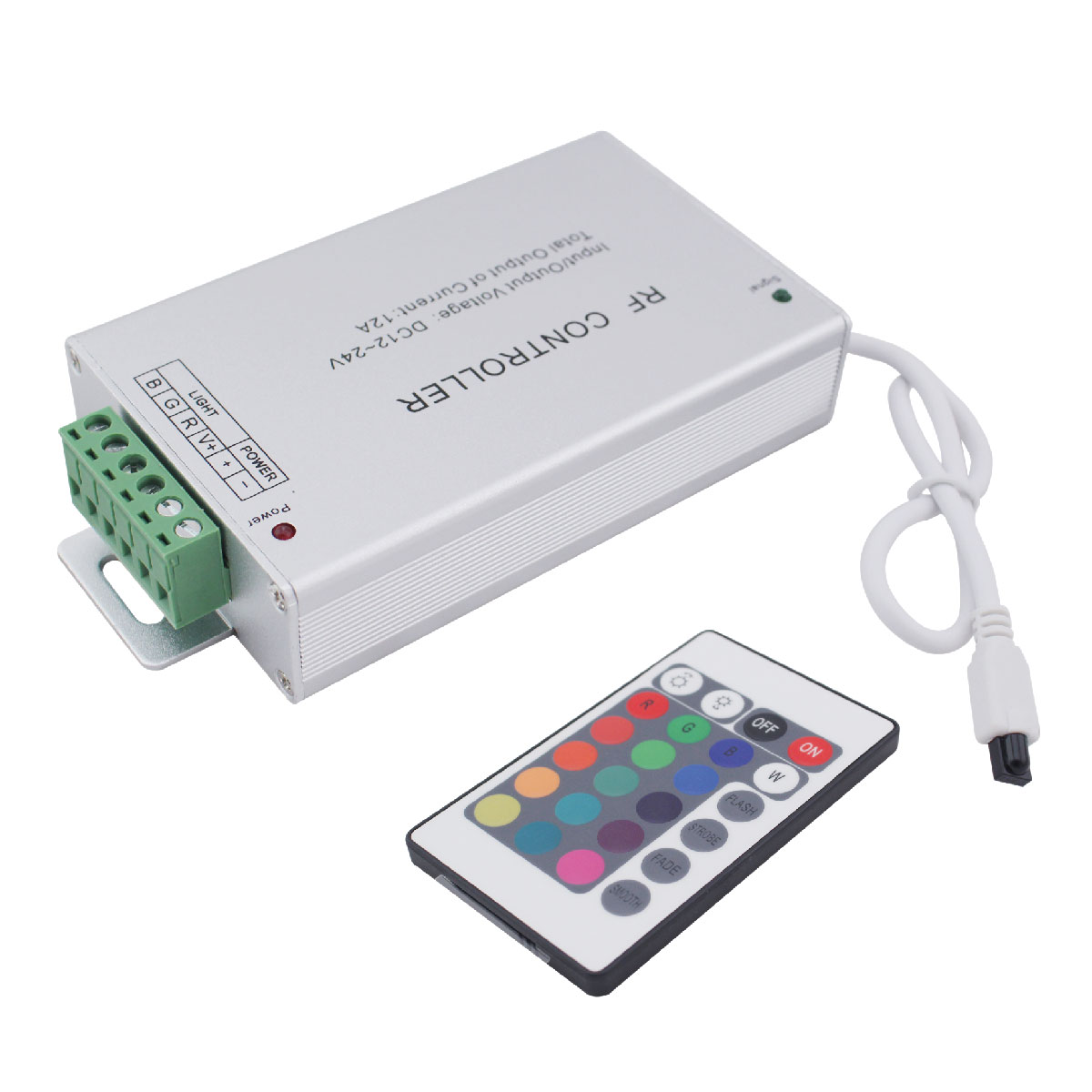 12-24V RGB controller for LED strips 144W