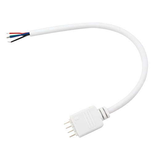 4 pin plug cable with wires for 24V RGB LED strips