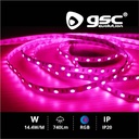 5M 14,4W LED strip SMD5050 RGB IP20 24V