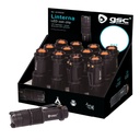 Flashlight with clip 3W - 12pcs display box