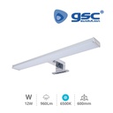 Aplique LED baño Chennai 12W 6500K IP44