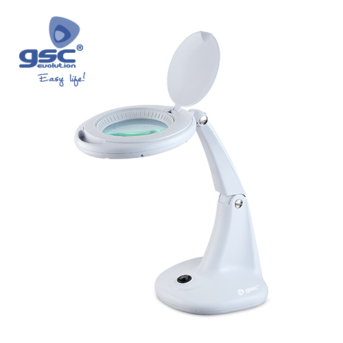 Flexo LED Kosis lente 3 aumentos 6W 6000K Blanco