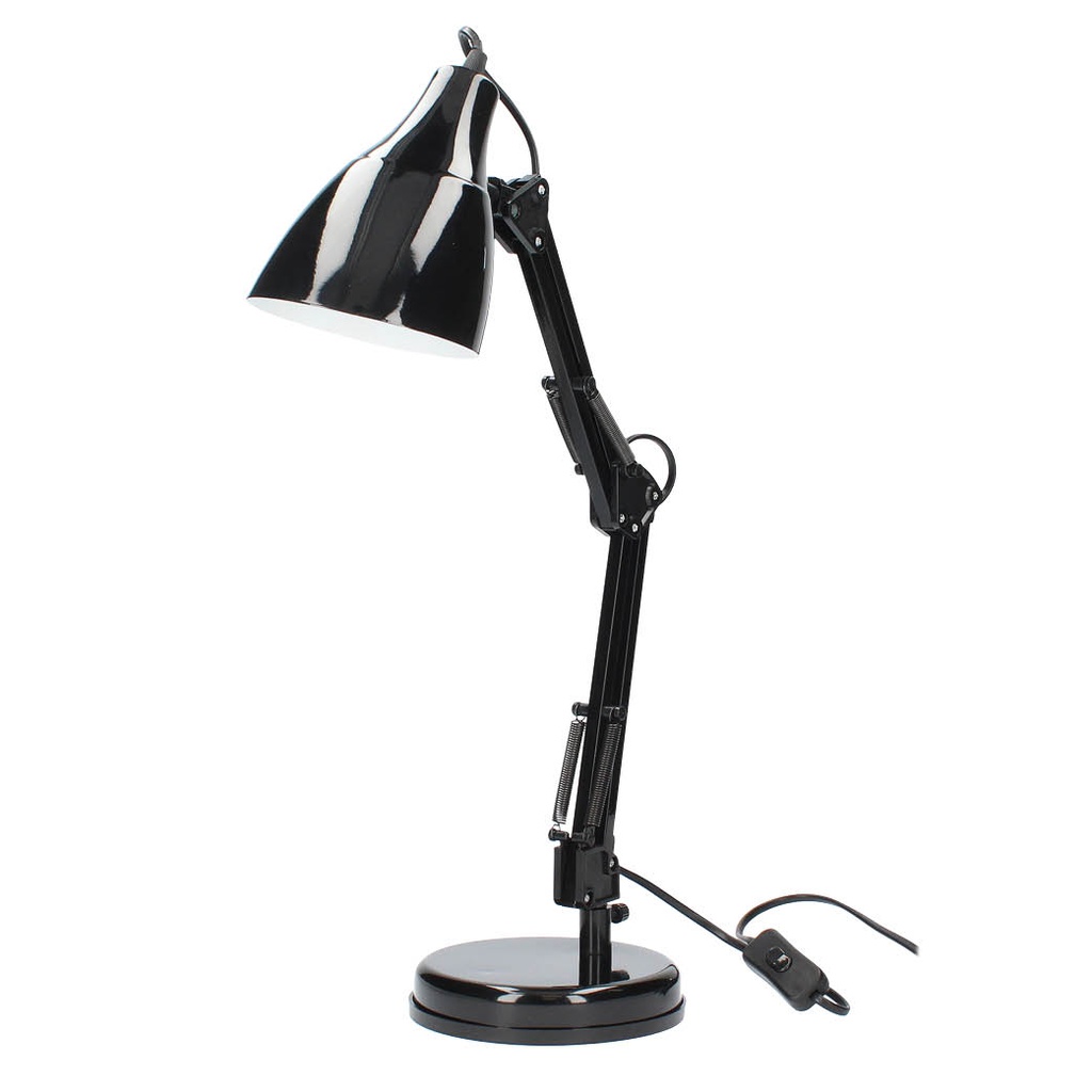 Candeeiro de mesa Focus E27 Preto 