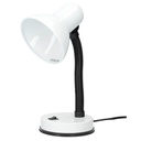 Candeeiro de mesa com pinça E27 40W Branco