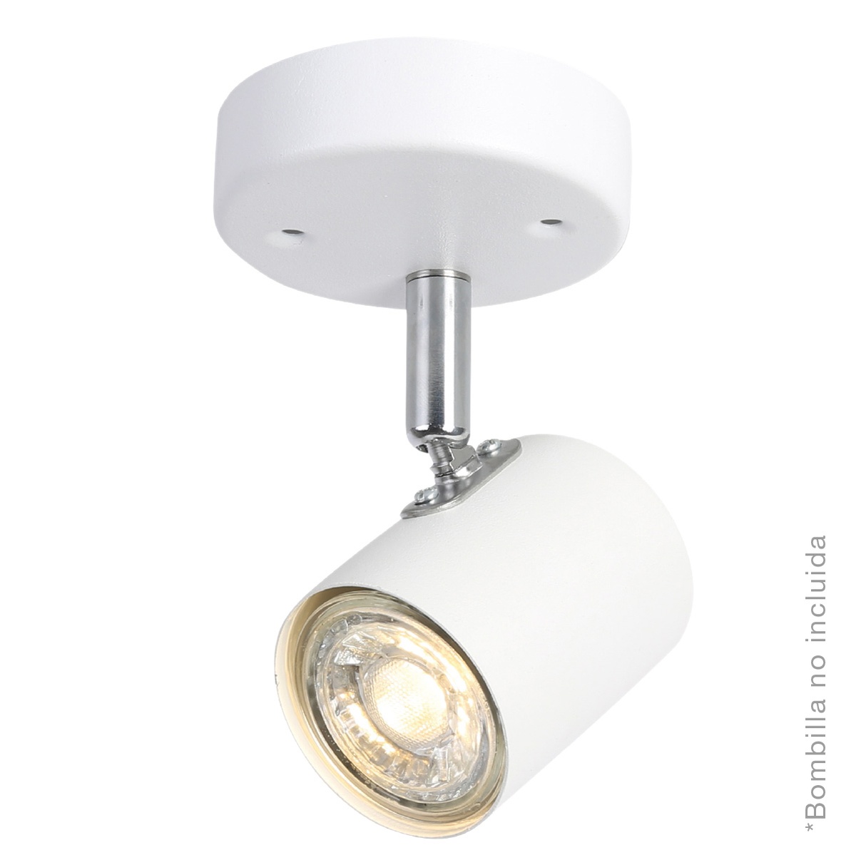 Foco techo simple Serie Edina GU10 Blanco