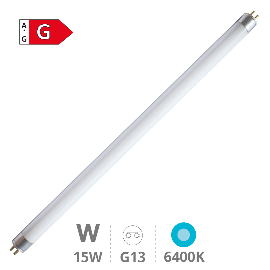 T8 fluorescent tube G13 15W 6400K 450mm