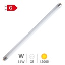 T5 fluorescent tube G5 14W 4200K 563mm
