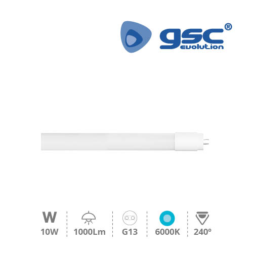 Tubo T8 60cm SMD 2835 10W 6000K